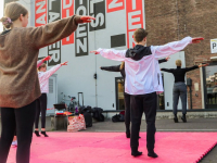 Cursisten ToBe krijgen buitenles Energieplein Dordrecht