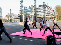 Cursisten ToBe krijgen buitenles Energieplein Dordrecht