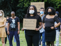 Black Lives Matter Demonstratie Weizigtpark Dordrecht