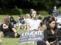 Black Lives Matter Demonstratie Weizigtpark Dordrecht