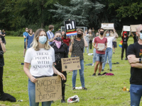 Black Lives Matter Demonstratie Weizigtpark Dordrecht