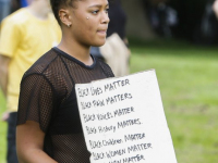 Black Lives Matter Demonstratie Weizigtpark Dordrecht