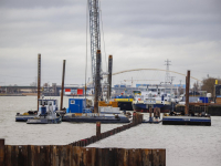 Werkzaamheden getart Noordelijke Insteekhaven Dordrecht