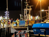 Dode en zwaargewonde bij explosie op vissersboot Merwedestraat Dordrecht