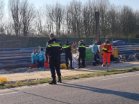 Dodelijk bedrijfsongeval op N3 Dordrecht