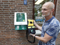 AED kast op de Vest Dordrecht