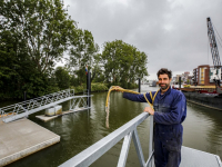 Pontons voor historische schepen na jaren klaar Stadswerven Dordrecht