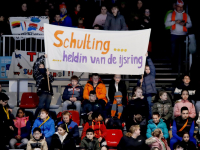 Feest voor scholieren tijdens ISU world cup Shorttrack Sportboulevard Dordrecht