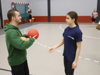 Bewegingsonderwijs DeetosSnel hal tijdens toelichting nieuw sportvisie Dordrecht