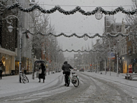 Sneeuwoverlast in Dordrecht