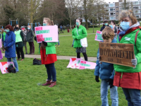 Klimaatalarm demonstratie Weizigtpark Dordrecht