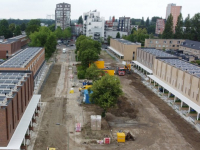 overzichtfoto nieuwe woonwijk Trompparken Dordrecht Tstolk