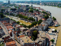 Bruinwater in havens en Oude Maas Dordrecht