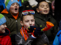 2200 kinderen genieten van het EK Shorttrack sportboulevard Dordrecht