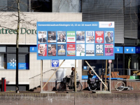 Verkiezingsborden voor gemeenteraadsverkiezingen Maart 2022 Dordrecht Stolkfotografie