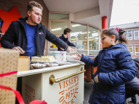 Poffertjes voor scholieren De Horizon