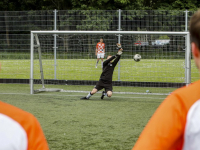 Eerste DKIB Bedrijvenvoetbaltoernooi voetbalterrein VV Wieldrecht