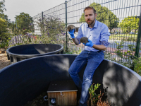 Eerste egeltuin van Nederland geopend in Papendrecht