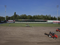 Begin gemaakt aan Nieuwe grasmat bij FC Dordrecht