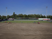Begin gemaakt aan Nieuwe grasmat bij FC Dordrecht