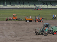 Begin gemaakt aan Nieuwe grasmat bij FC Dordrecht