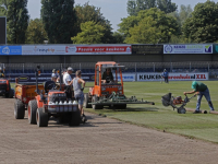 Begin gemaakt aan Nieuwe grasmat bij FC Dordrecht