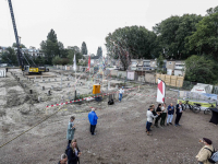 20092022-Eerste-paal-geslagen-nieuwbouw-appartementen-WH-Vliegenstraat-Dordrecht-Stolkfotografie