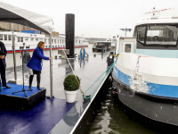Doop 1e Elektrische waterbus Drechtsteden Zwijndrecht