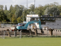 Aanleg nieuw voetbalveld Emma gestart Dordrecht