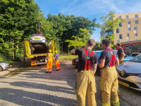 03082022-Elektrische-auto-brandt-uit-Campanula-Dordrecht-Stolkfotografie