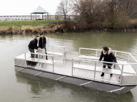 Te water lating fluisterpont Loswalweg Dordrecht