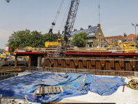 Bouw werkzaamheden Engelenburgerbrug Dordrecht