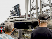 Nederlands Superjacht van €149.900.000 vaart in Oude Maas Dordrecht