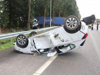 Ernstig ongeluk op A16