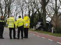 20160202 Man ernstig gewond na eenzijdig ongeluk Strijenseweg \'S-Gravendeel Tstolk 001