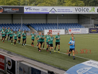 Laatste sprintjes en krachtoefeningen in stadion