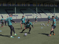 FC Dordrecht traint voor het eerst dit seizoen in eigen huis