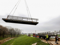 Fietsersbrug afgebroken