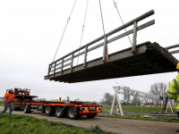 Fietsersbrug afgebroken