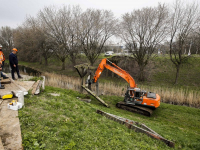 Fietsersbrug afgebroken