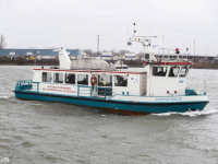 Fietspont Papendrechtsebrug in de vaart Dordrecht