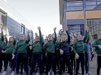 Flashmob Willem de Zwijger College De Meent Papendrecht