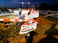 Flinke puinhoop op Prins Hendrikbrug Dordrecht