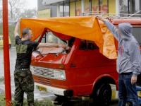 Windhoos en stormschade Dordrecht