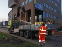 20170404 Flitspaal na jarenlang verwijderd Dordrecht Tstolk 001