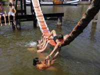 Genieten van het tropische weer