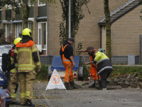 Gasleiding geraakt bij werkzaamheden aan Staringlaan