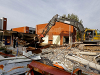 20172209 Sloopwerkzaamheden voormalig schoolpand Noordendijk Dordrecht Tstolk