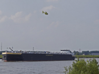 Gezonken vrachtschip wordt maandag geborgen