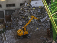 Voormalig bankgebouw aan de Spuiboulevard tegen de vlakte Dordrecht